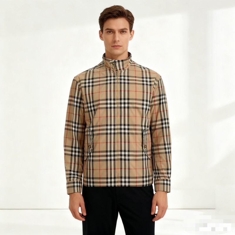 Burberry Vintage Check Harrington Jacket Beige
