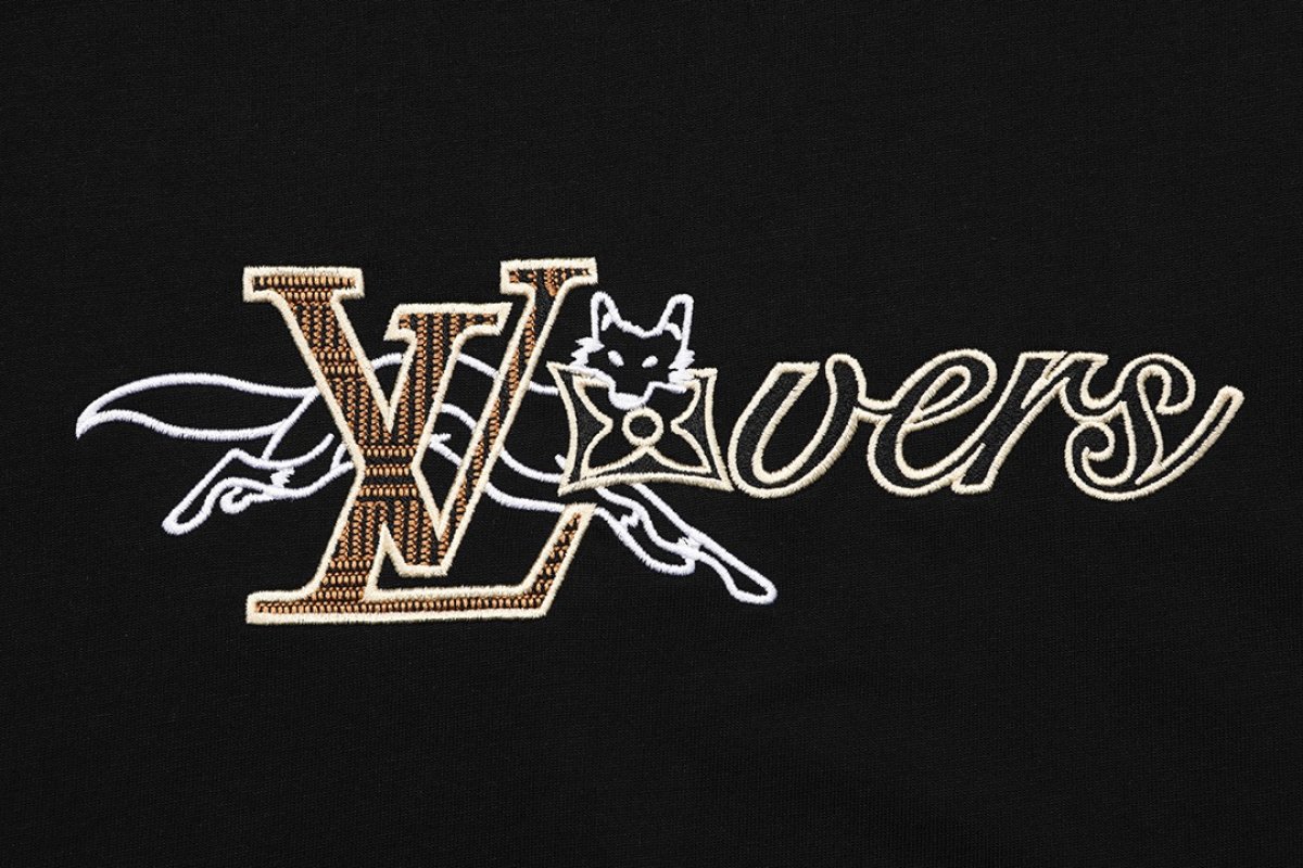Black Oversized Graphic Logo T-Shirt view