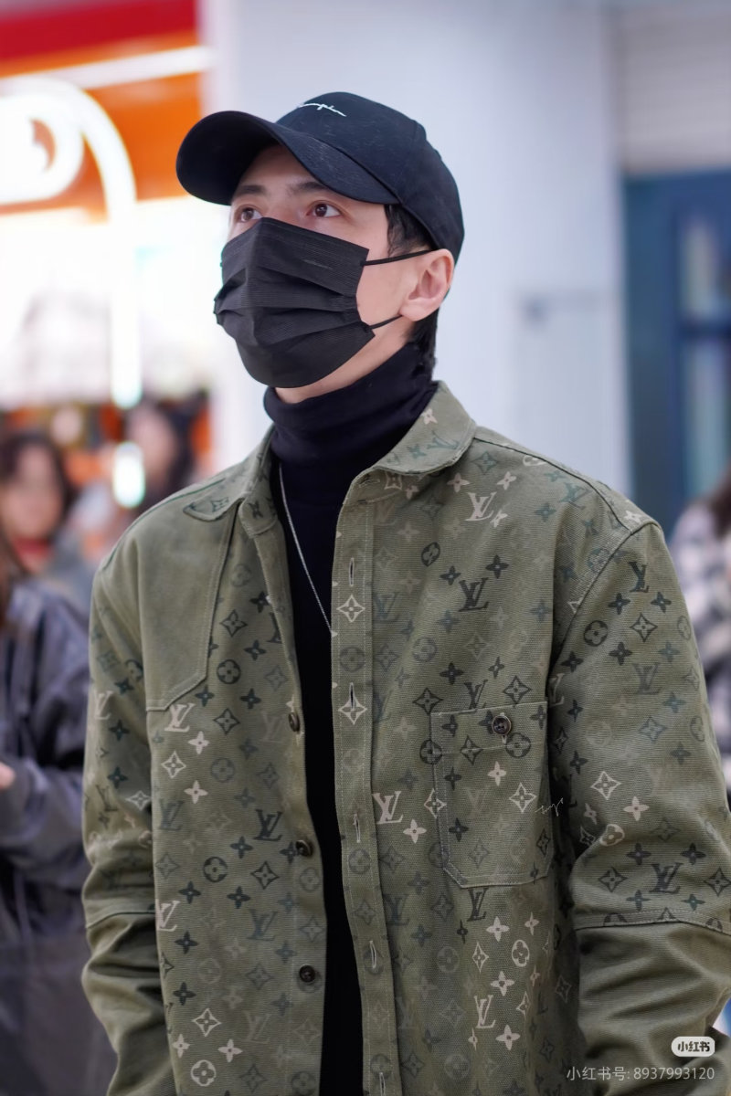 Louis Vuitton Monogram Overshirt Khaki Green view