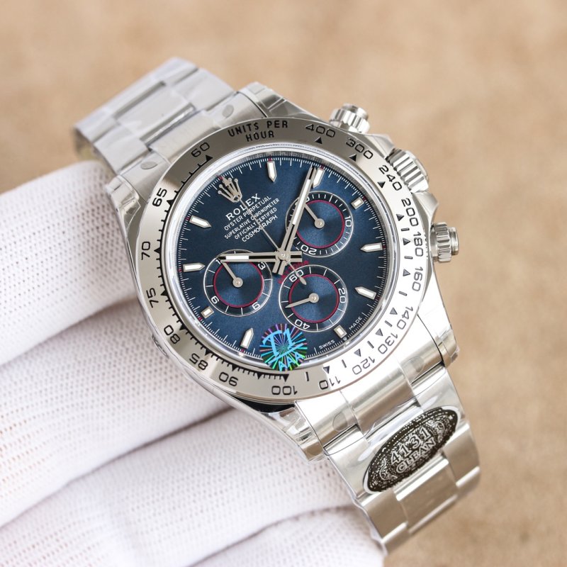 Rolex Daytona Chronograph Steel Blue Dial view