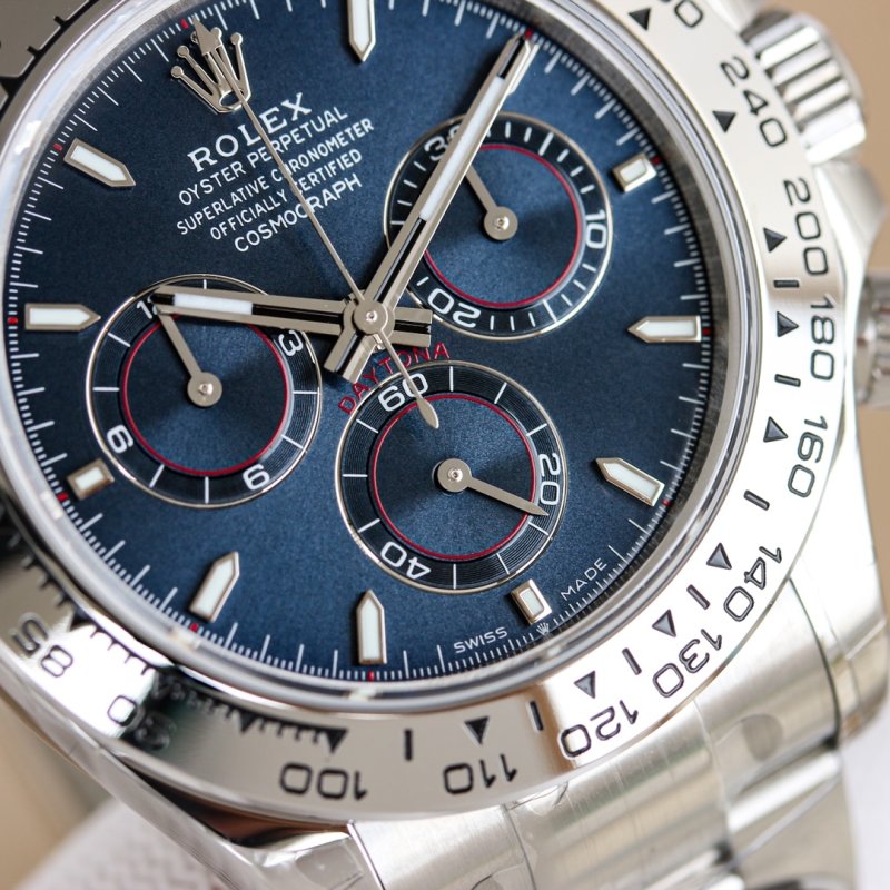 Rolex Daytona Chronograph Steel Blue Dial view