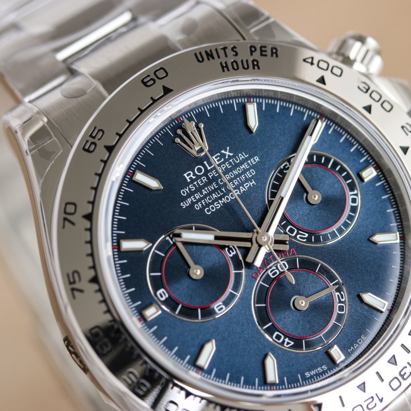 Rolex Daytona Chronograph Steel Blue Dial view
