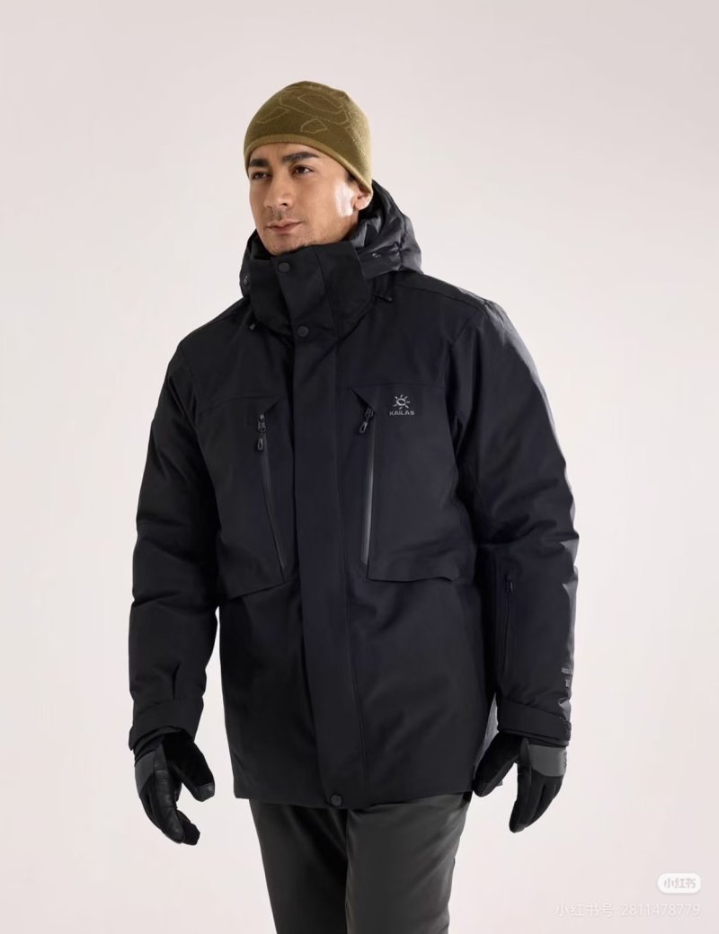 Arcteryx Black Down Parka Jacket