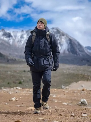 Arcteryx Black Down Parka Jacket view 2