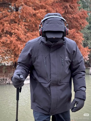 Arcteryx Black Down Parka Jacket view 5