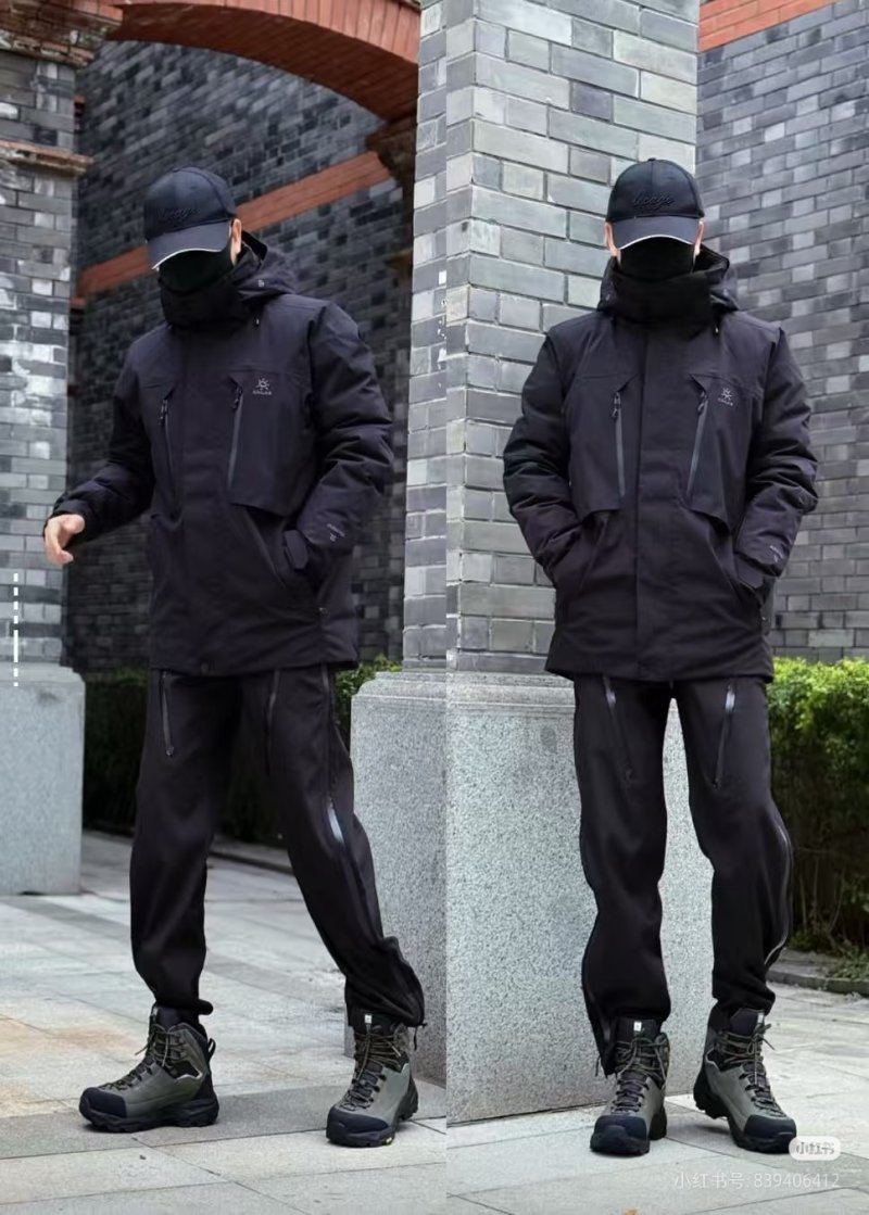 Arcteryx Black Down Parka Jacket view