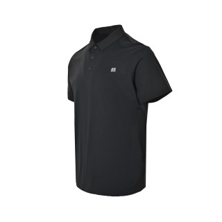 Kolon Sport Quick-Dry Black Polo Shirt view 5