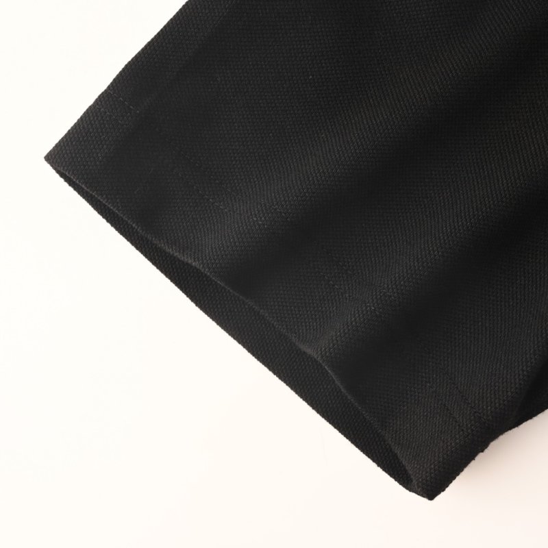 Burberry Equestrian Knight Embroidered Black Polo Shirt view