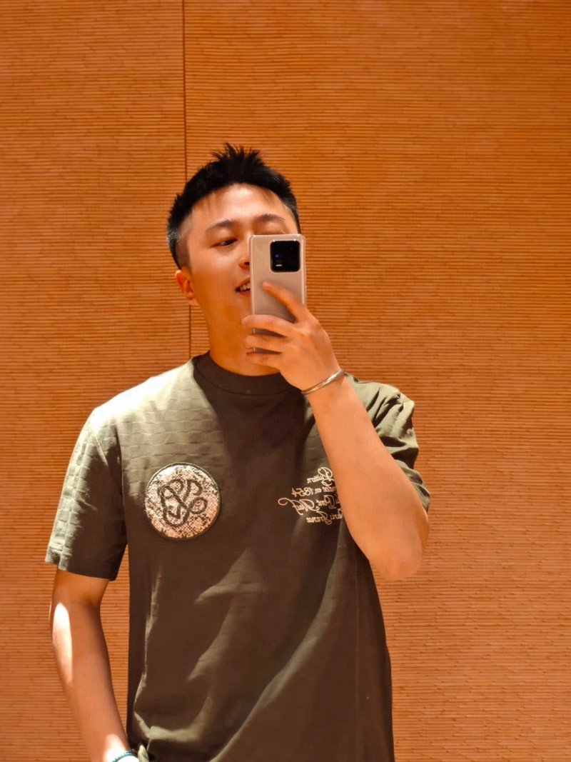 Olive Green Graphic Short Sleeve T-Shirt with Embroidered Logo view
