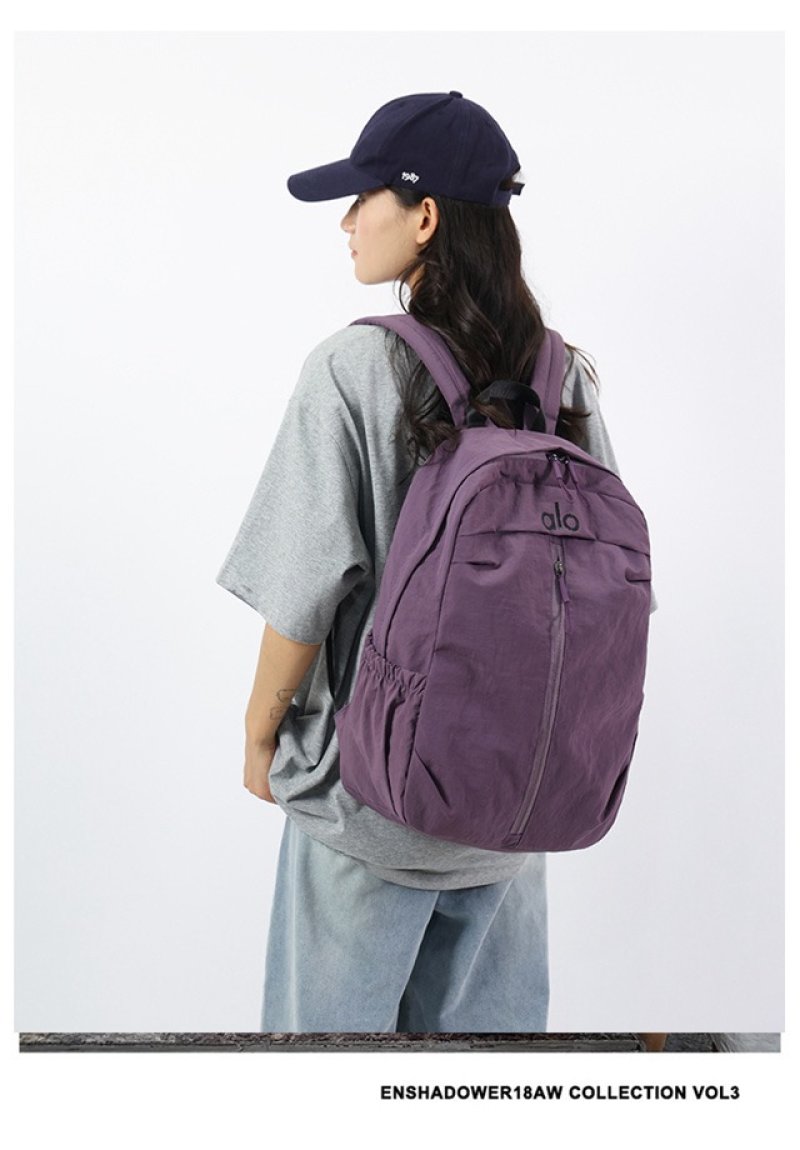 Alo Yoga Black Quilted Backpack view