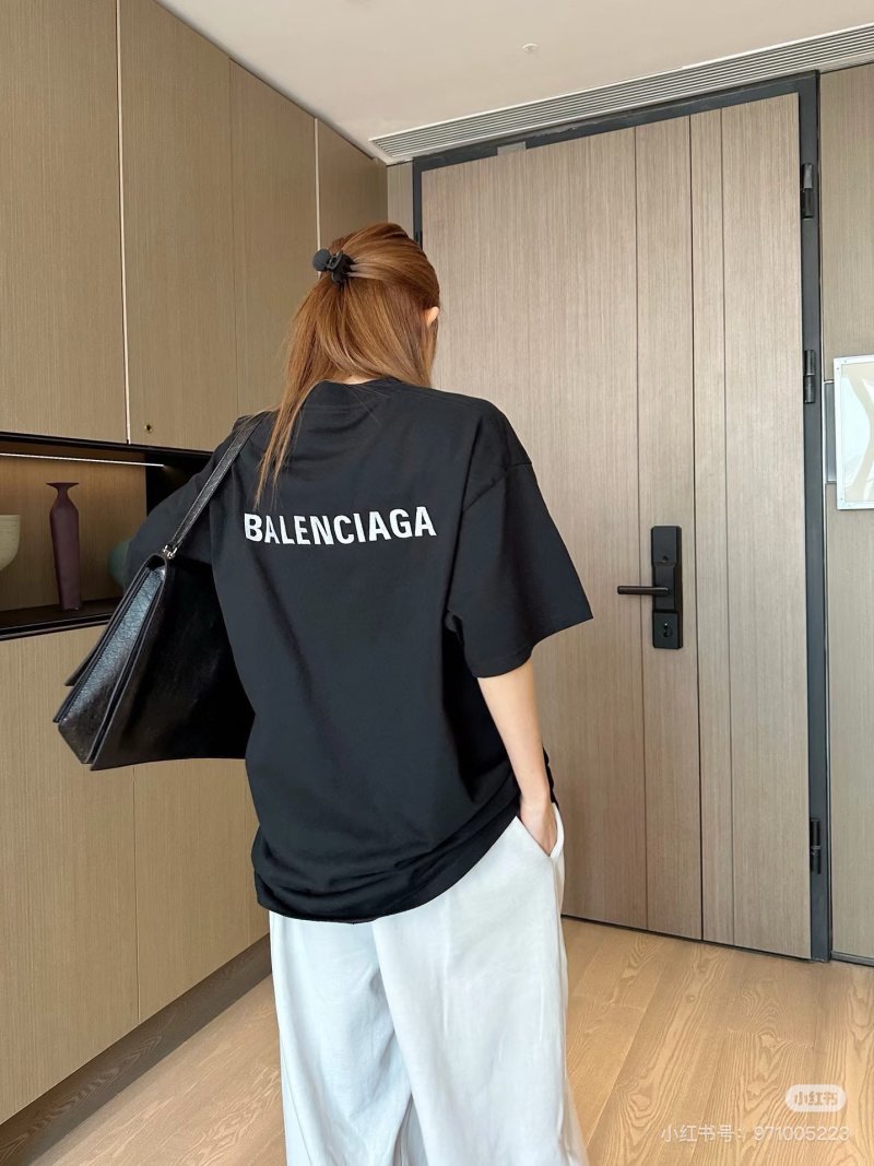 Balenciaga Black Logo T-Shirt view
