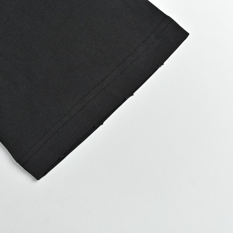 Balenciaga Distressed Building Graphic Black T-Shirt view