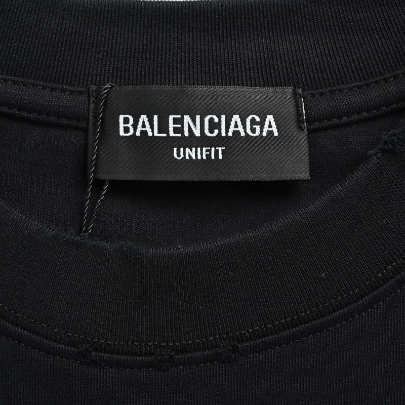 Balenciaga BB Logo Black Short Sleeve T-Shirt view