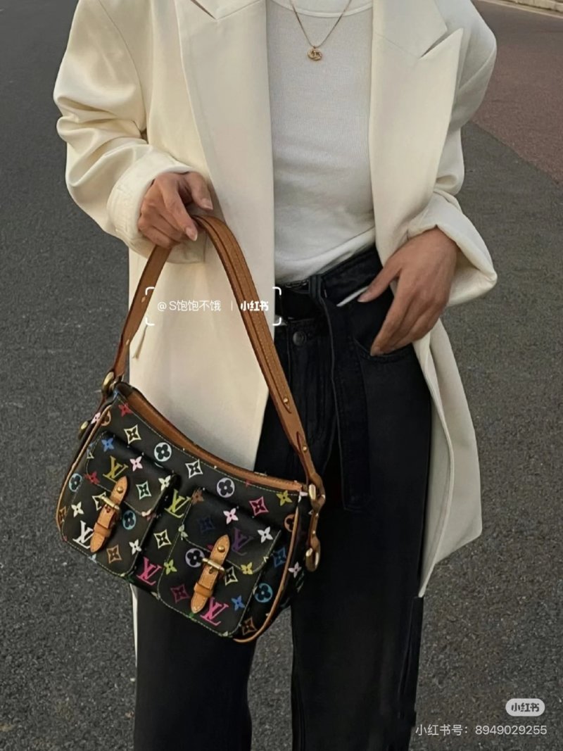 Louis Vuitton Multicolor Monogram Canvas Shoulder Bag view