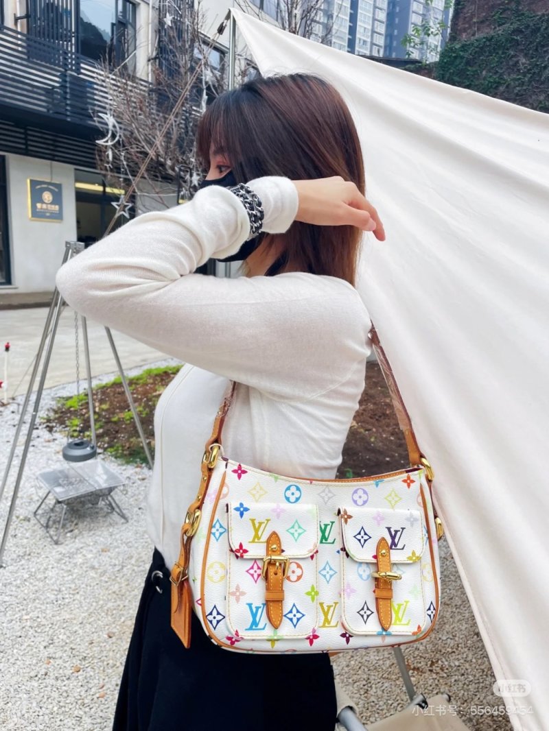 Louis Vuitton Multicolor Monogram Canvas Shoulder Bag view