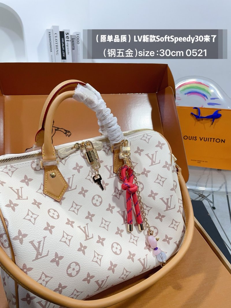 Louis Vuitton Soft Speedy 30 Monogram Canvas Handbag view