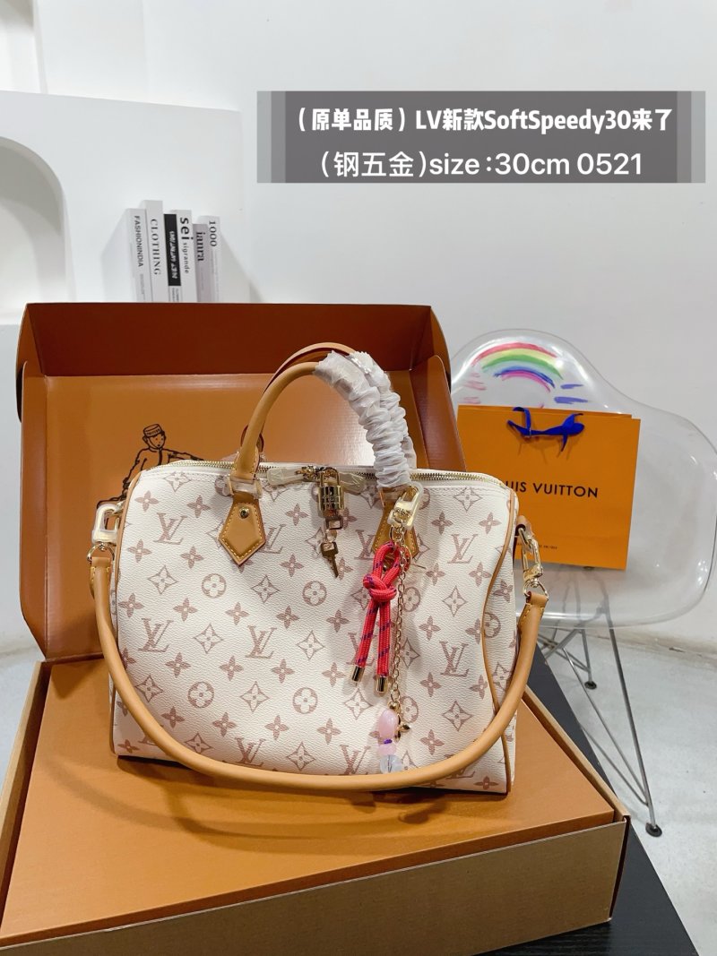 Louis Vuitton Soft Speedy 30 Monogram Canvas Handbag view