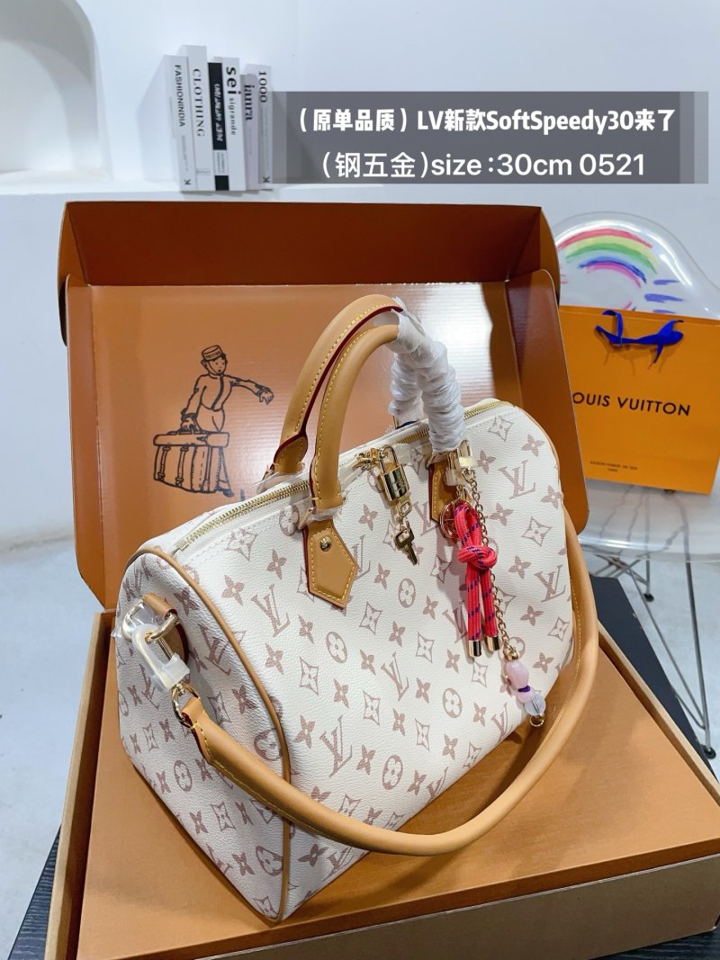 Louis Vuitton Soft Speedy 30 Monogram Canvas Handbag view