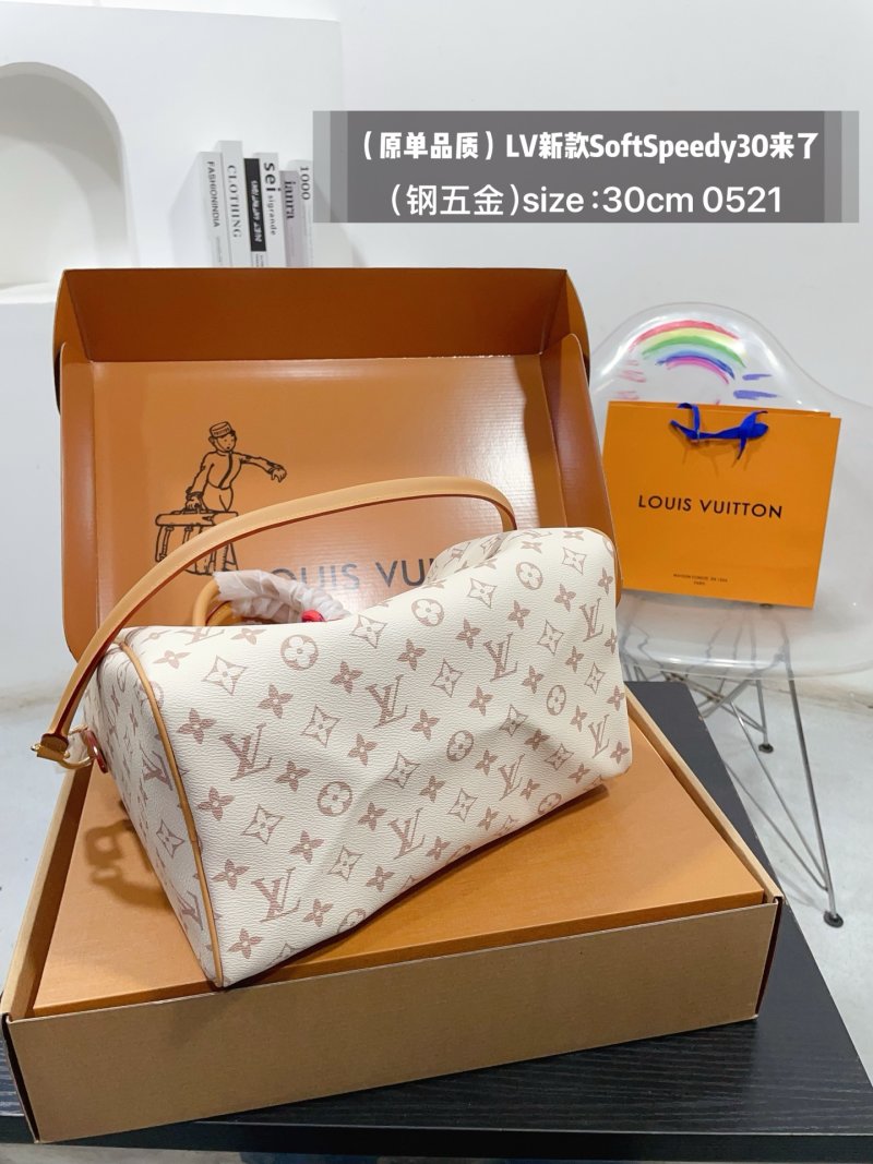 Louis Vuitton Soft Speedy 30 Monogram Canvas Handbag view