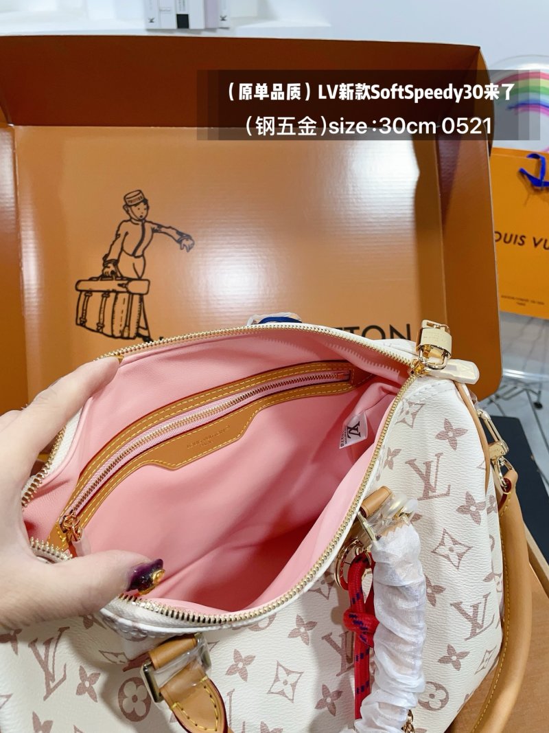 Louis Vuitton Soft Speedy 30 Monogram Canvas Handbag view