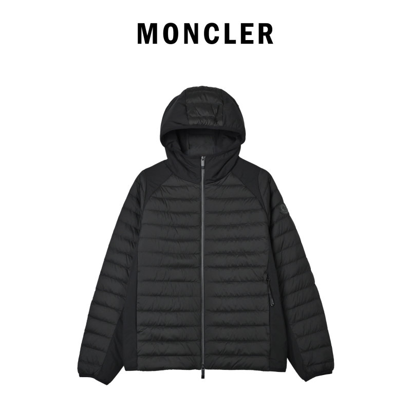 Black Quilted Down Puffer Jacket view