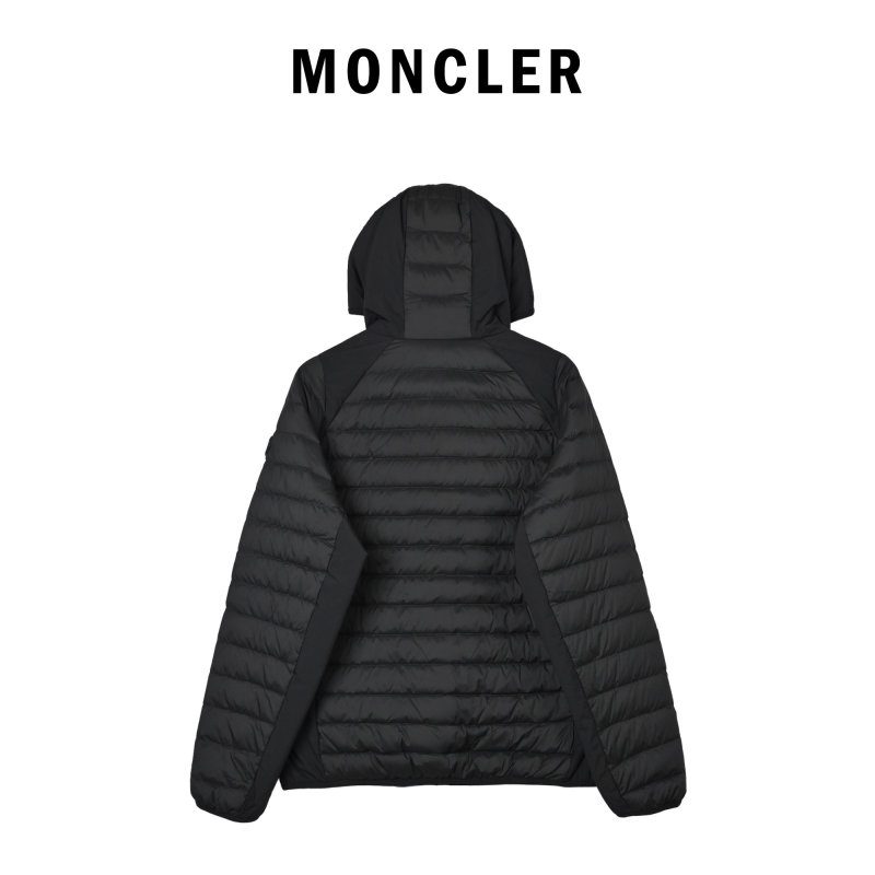 Black Quilted Down Puffer Jacket view