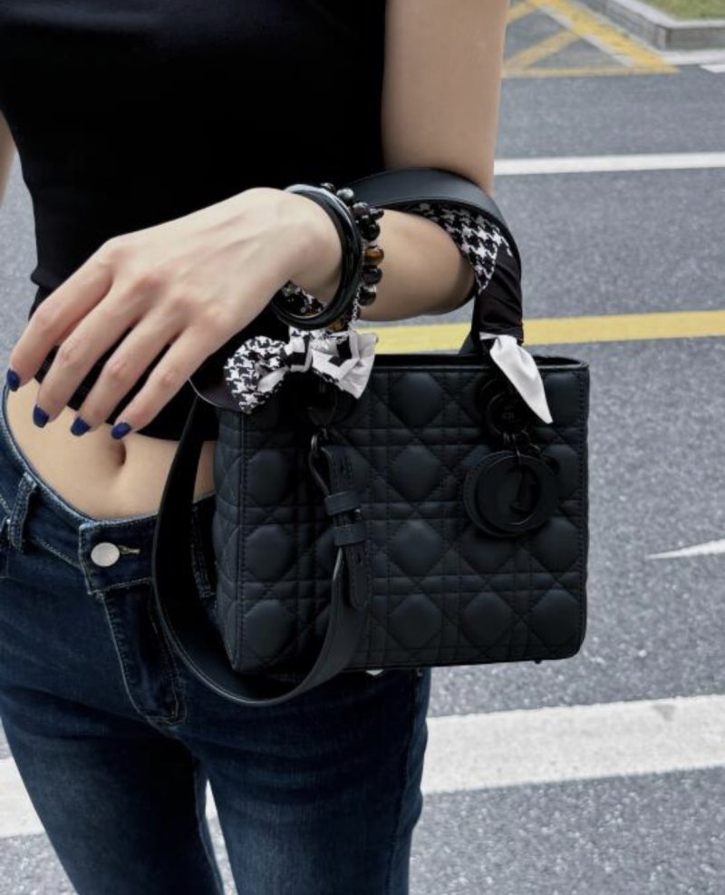 Dior Book Tote Black Quilted Handbag
