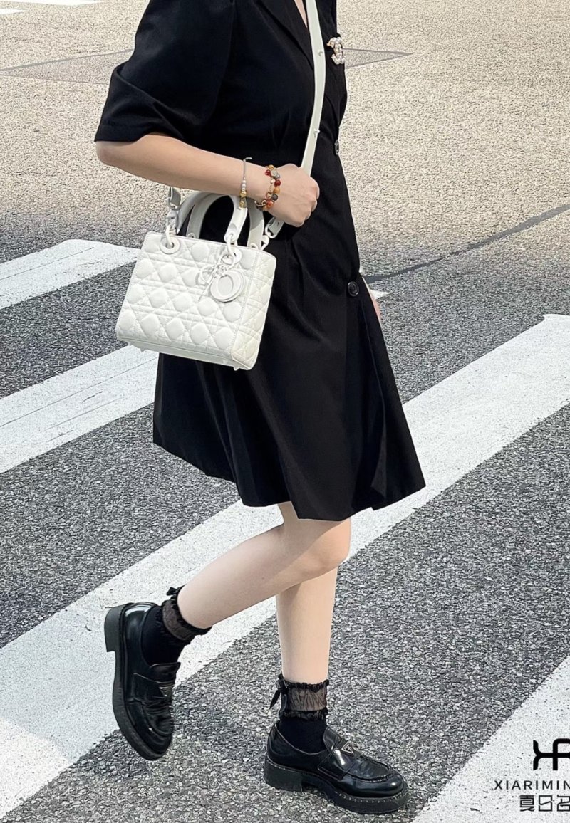 Dior Book Tote Black Quilted Handbag view