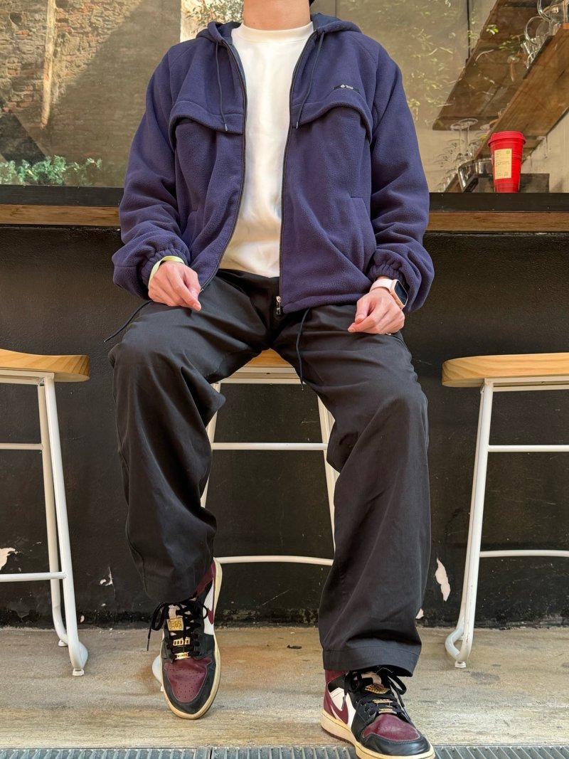 Black Cargo Pants with Multiple Pockets view