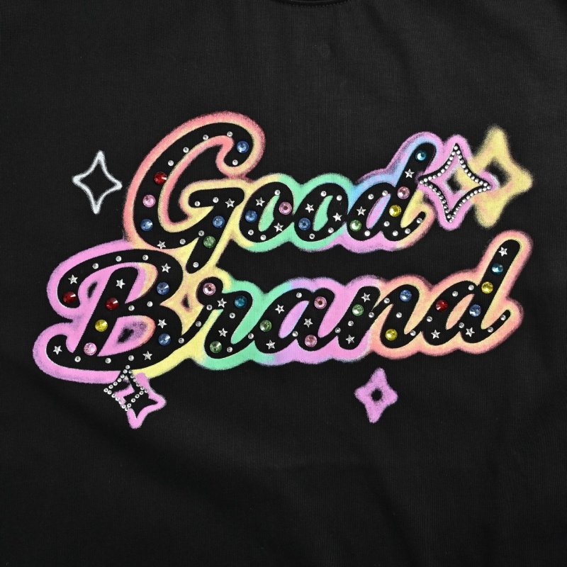 Good Brand Oversized Graphic T-Shirt Black view