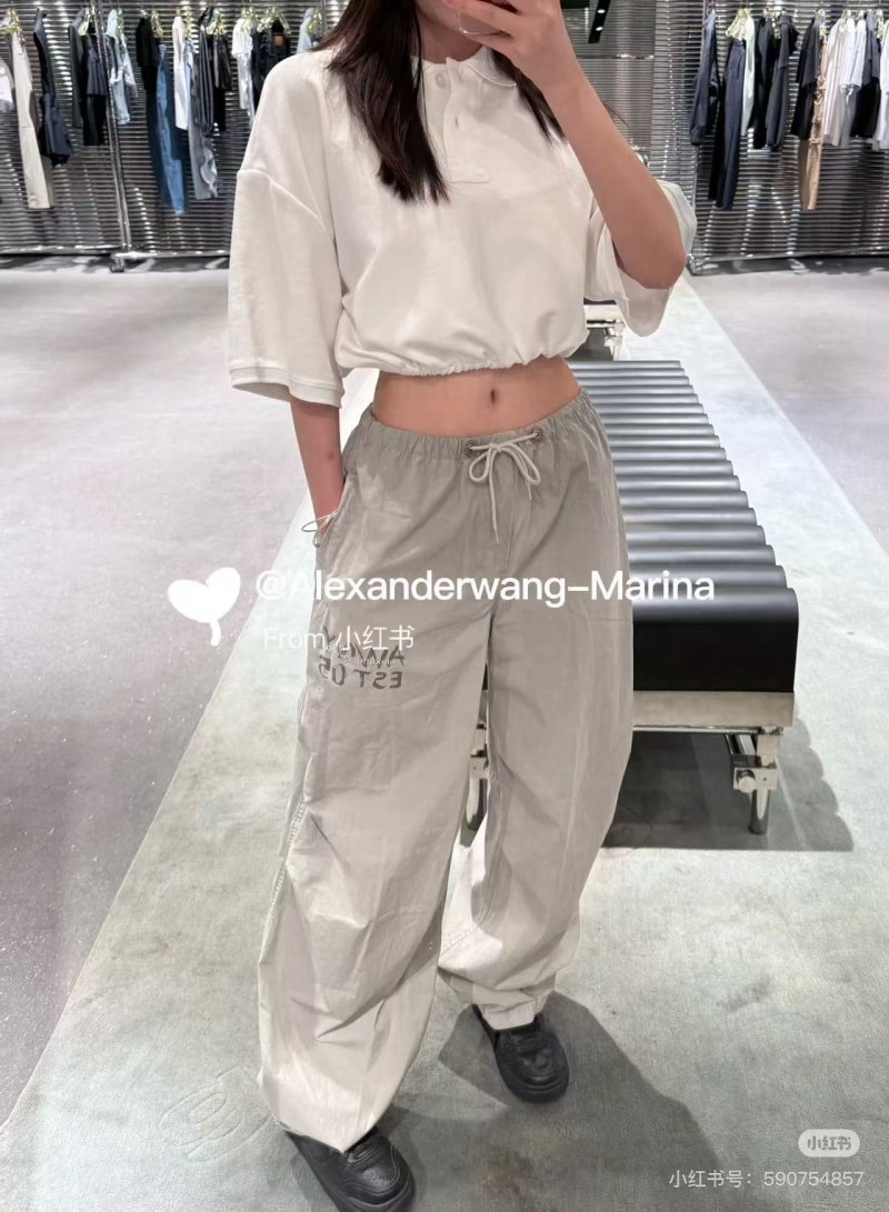 Alexander Wang Beige Cargo Pants
