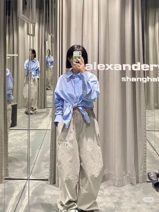 Alexander Wang Beige Cargo Pants view 4