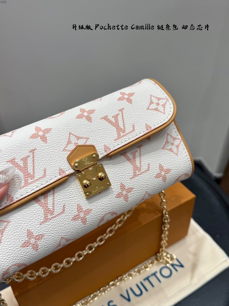 Louis Vuitton Pochette Camille Monogram Chain Bag Oatmeal view