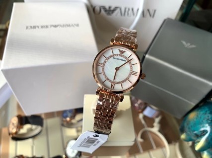 Emporio Armani AR1909 Rose Gold Crystal Dial Women's Watch