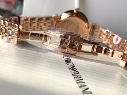 Emporio Armani AR1909 Rose Gold Crystal Dial Women's Watch view 7