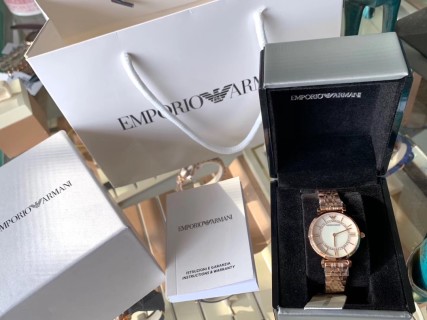 Emporio Armani AR1909 Rose Gold Crystal Dial Women's Watch view 9