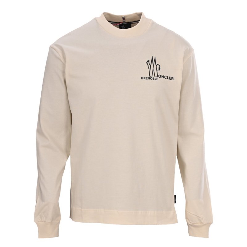 Moncler Grenoble Crew Neck Sweatshirt - Cream view
