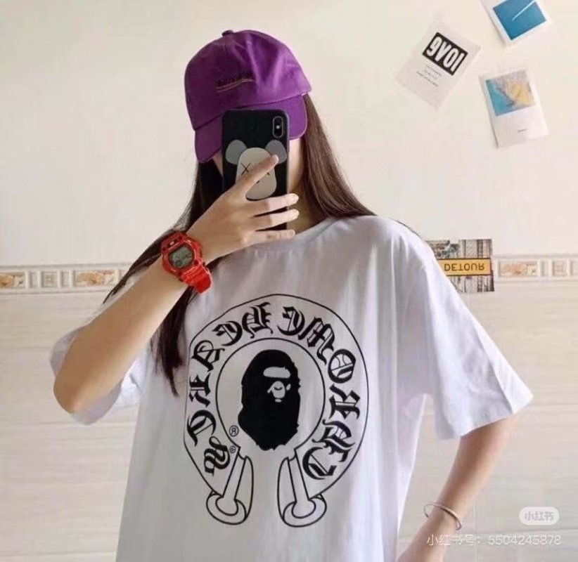 White Graphic Logo Short Sleeve T-Shirt