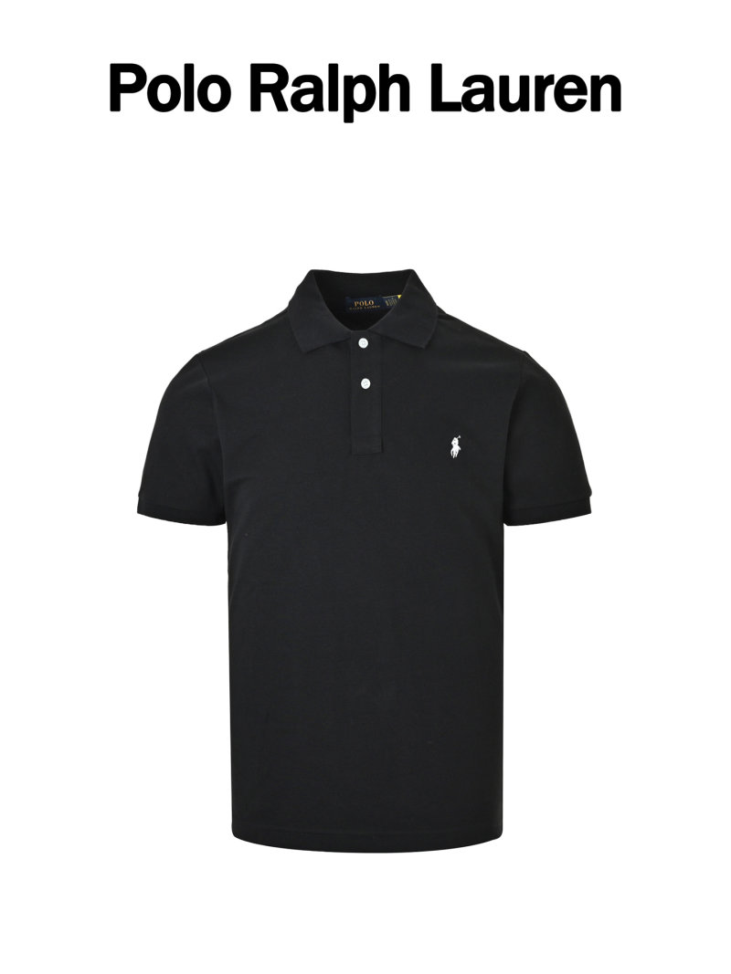 Ralph Lauren Black Short Sleeve Polo Shirt view