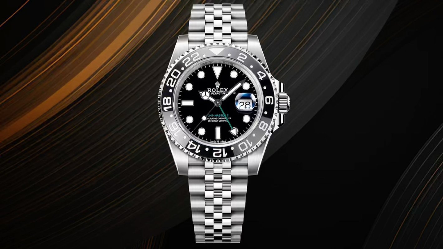 Rolex GMT-Master II Black Dial Steel Watch