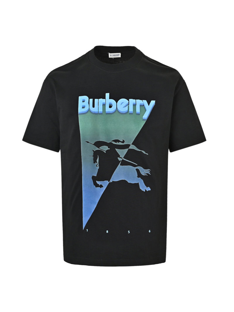 Burberry Black Gradient Graphic T-Shirt view