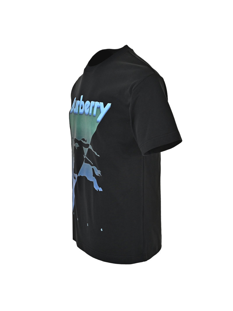 Burberry Black Gradient Graphic T-Shirt view
