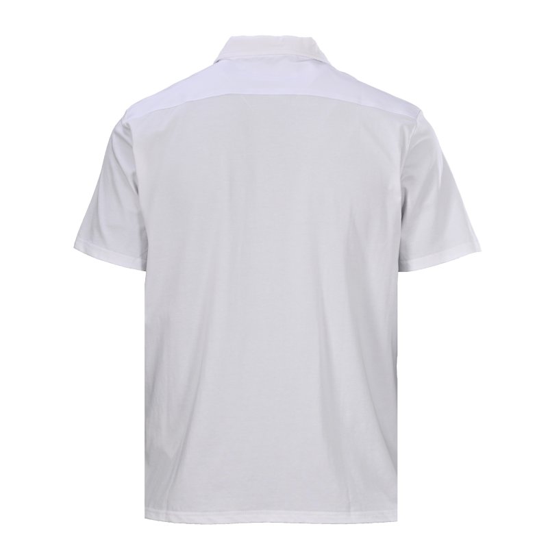 Prada White Short Sleeve Polo Shirt view