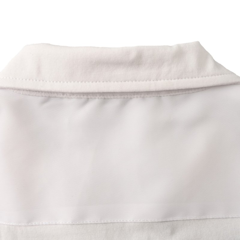 Prada White Short Sleeve Polo Shirt view