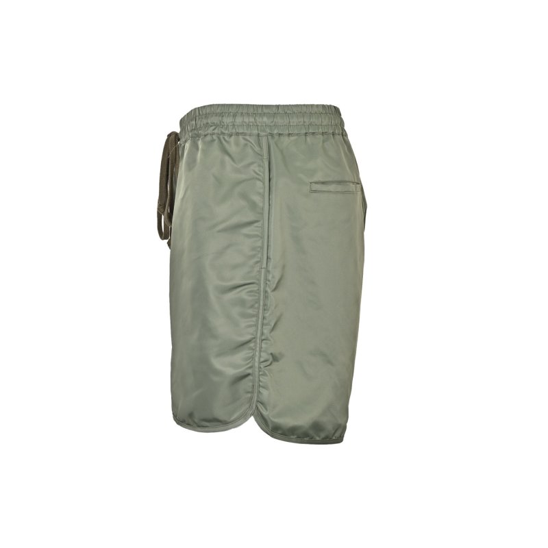 Sage Green Drawstring Shorts view