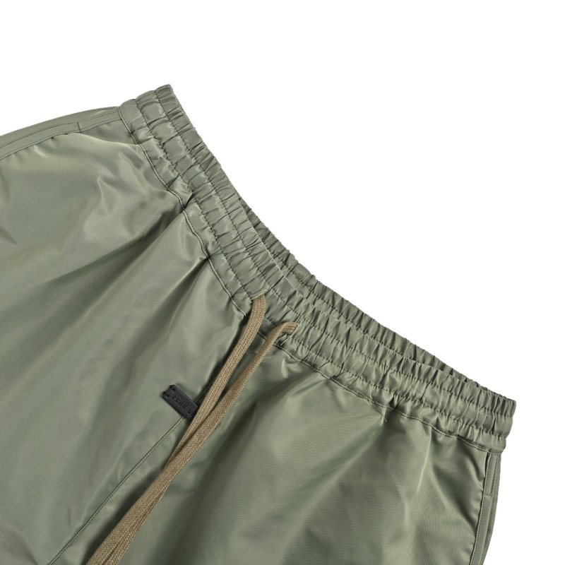 Sage Green Drawstring Shorts view