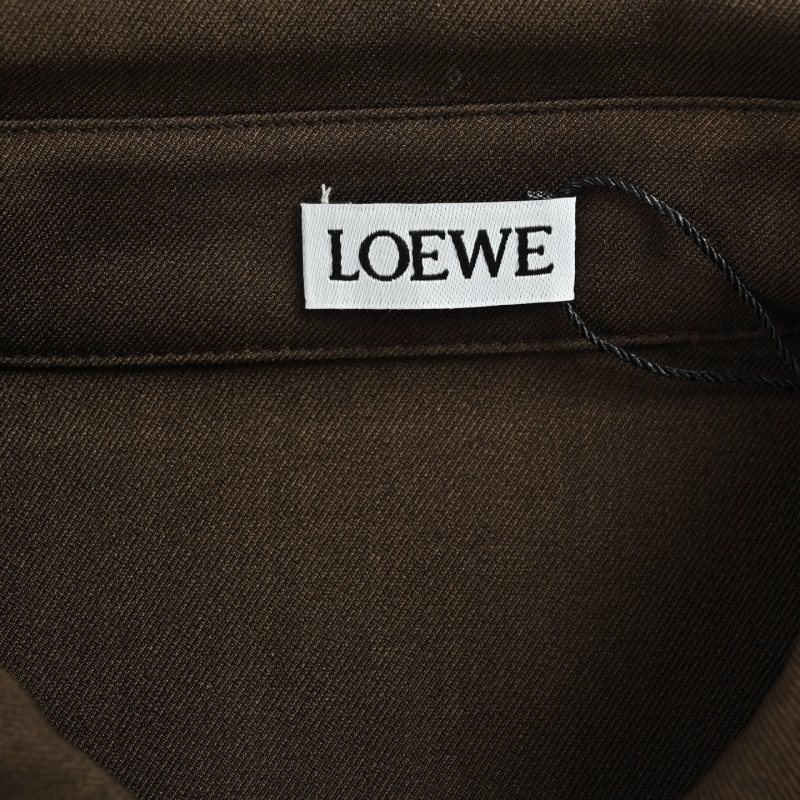Loewe Merlot Collar Jacket - Chocolate Brown view