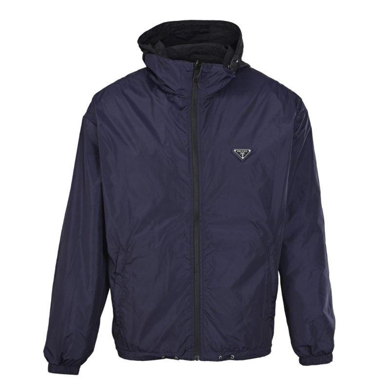 Navy Puffer Jacket - Lightweight Water-Resistant Coat view