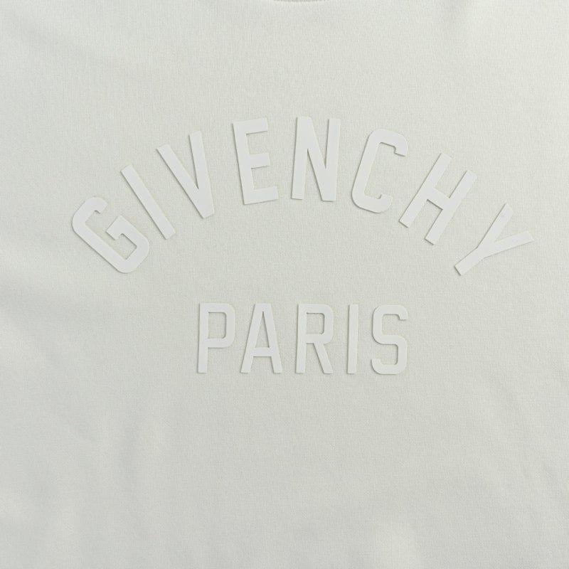 Givenchy Paris Embossed Crewneck Sweatshirt White view