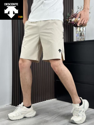 Descente Laser Perforated Woven Shorts - Khaki view 2